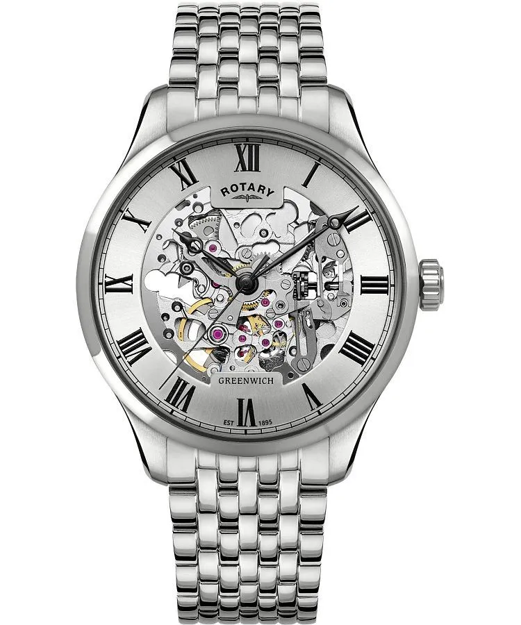 Rotary Greenwich Automatic Skeleton férfi karóra GB02940/06