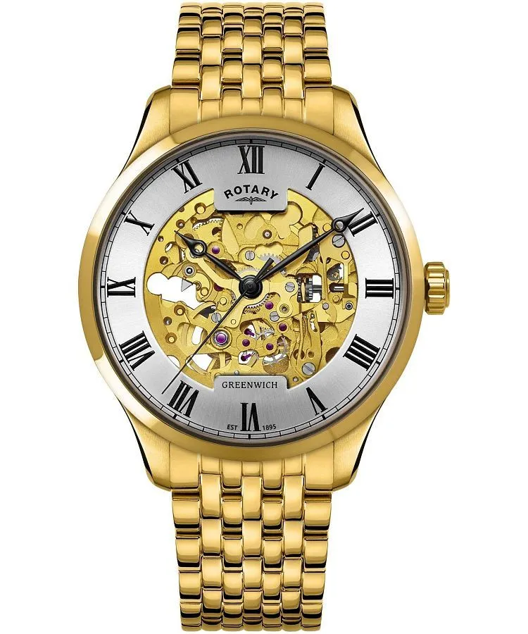 Rotary Greenwich Automatic Skeleton férfi karóra GB02941/03