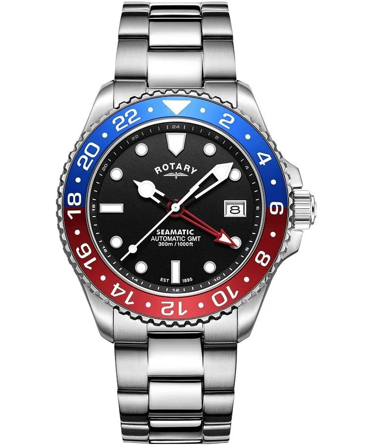 Rotary Seamatic GMT Automatic férfi karóra GB04378/95