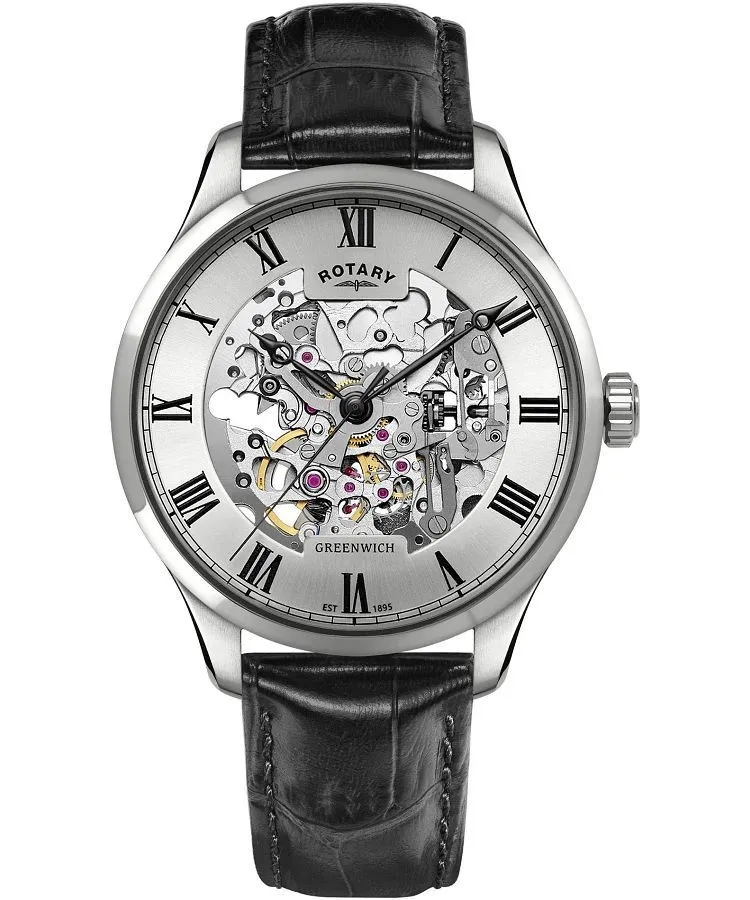 Rotary Greenwich Automatic Skeleton férfi karóra GS02940/06