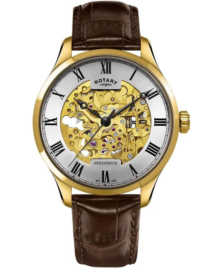 Rotary Greenwich Automatic Skeleton férfi karóra GS02941/03