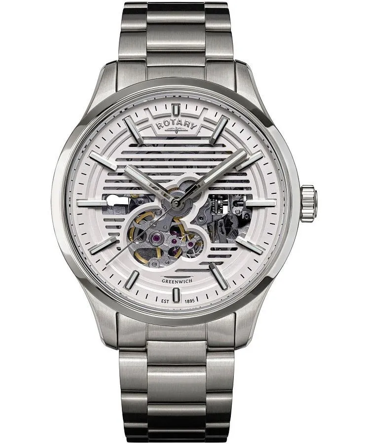 Rotary Greenwich Automatic Skeleton férfi karóra RGB10073/01