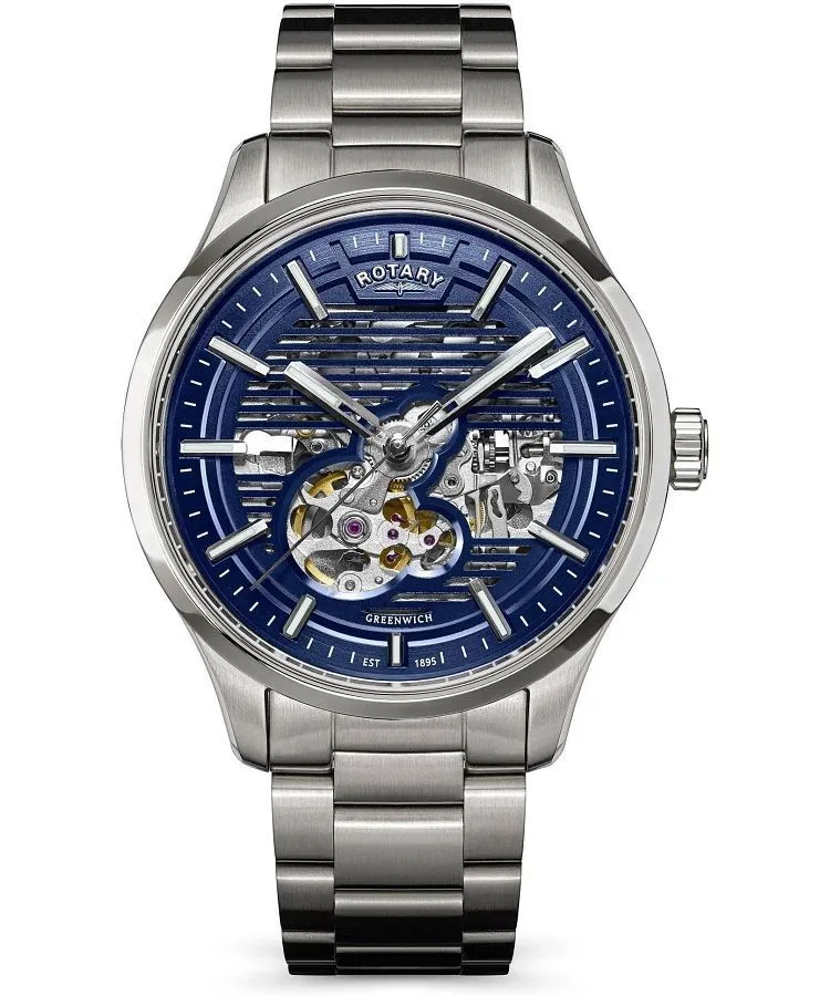 Rotary Greenwich Automatic Skeleton férfi karóra RGB10073/05