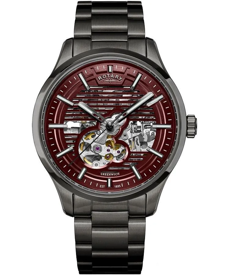 Rotary Greenwich Automatic Skeleton férfi karóra RGB10076/17