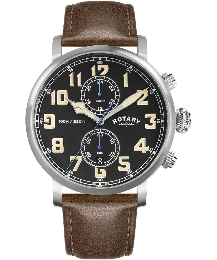 Rotary Heritage Pilot Chronograph férfi karóra RGS10000/04