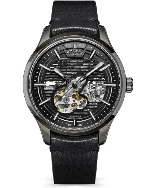 Rotary Greenwich Automatic Skeleton férfi karóra RGS10078/04