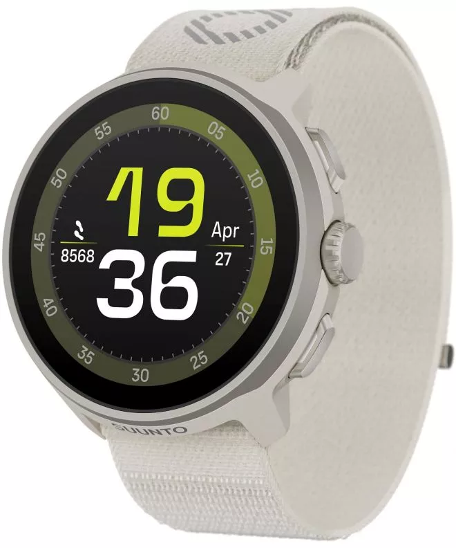 Suunto Run Frost Gray Textile Strap Sport Karóra SS051110000