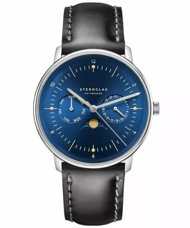 Sternglas Naos Moonphase férfi karóra S01-NM06-BR02