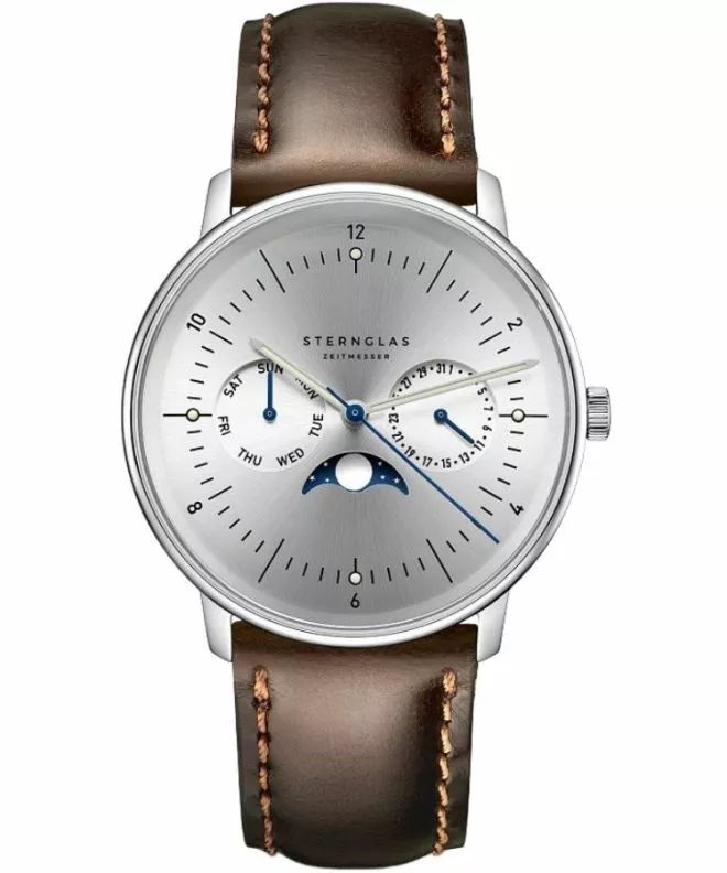 Sternglas Naos Moonphase férfi karóra S01-NM52-BR03