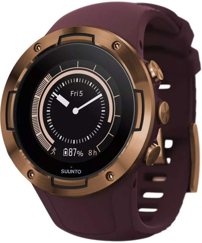 Suunto 5 Burgundy Copper Wrist HR GPS Unisex Okosóra SS050301000