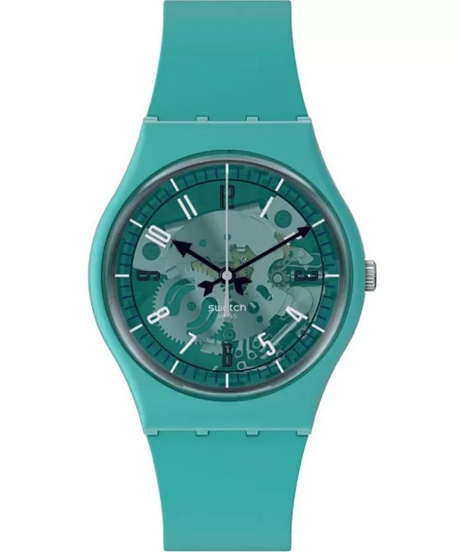 Swatch Photonic Turquoise unisex karóra SO28G108