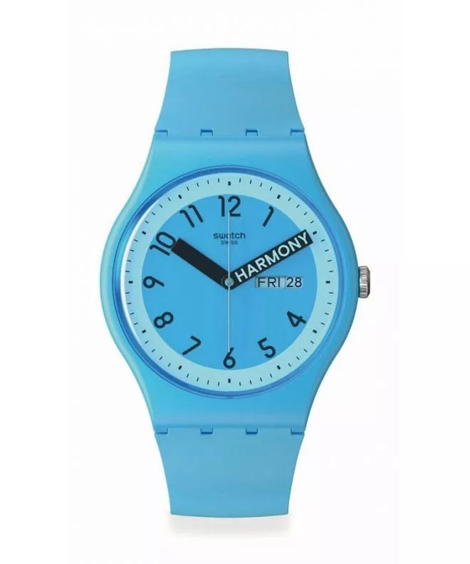 Swatch Proudly Blue Unisex Karóra SO29S702