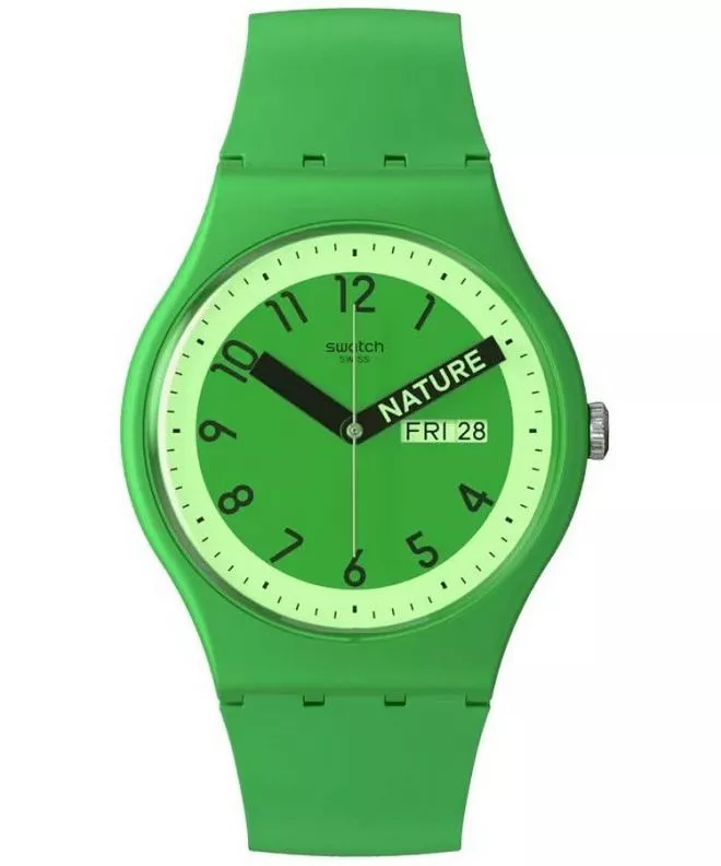 Swatch Proudly Green Unisex Karóra SO29G704