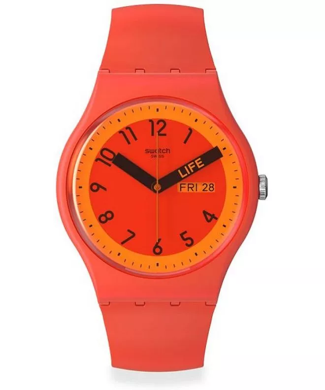 Swatch Proudly Red Unisex Karóra SO29R705