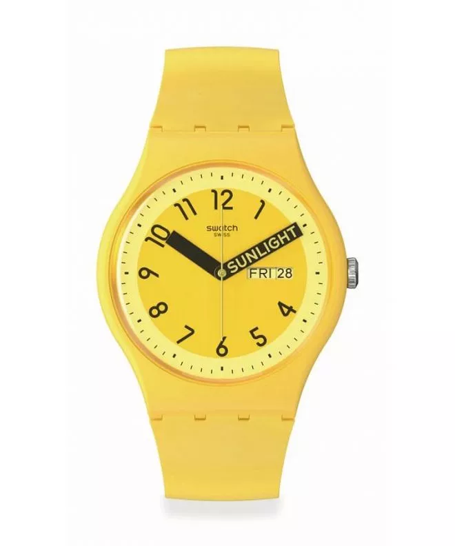 Swatch Proudly Yellow Unisex Karóra SO29J702