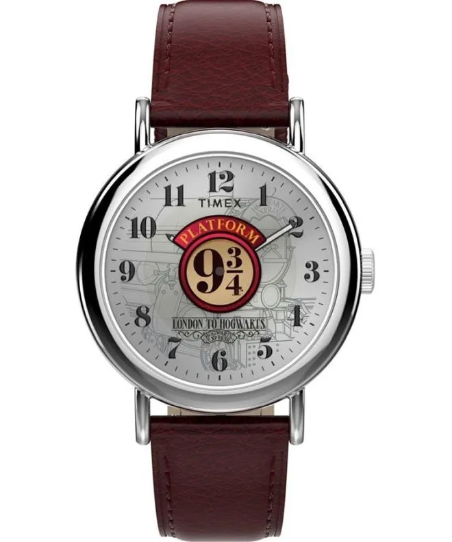 Timex Harry Potter X Weekender Platform 9 3/4 37mm Leather Strap unisex karóra TW2Y76200