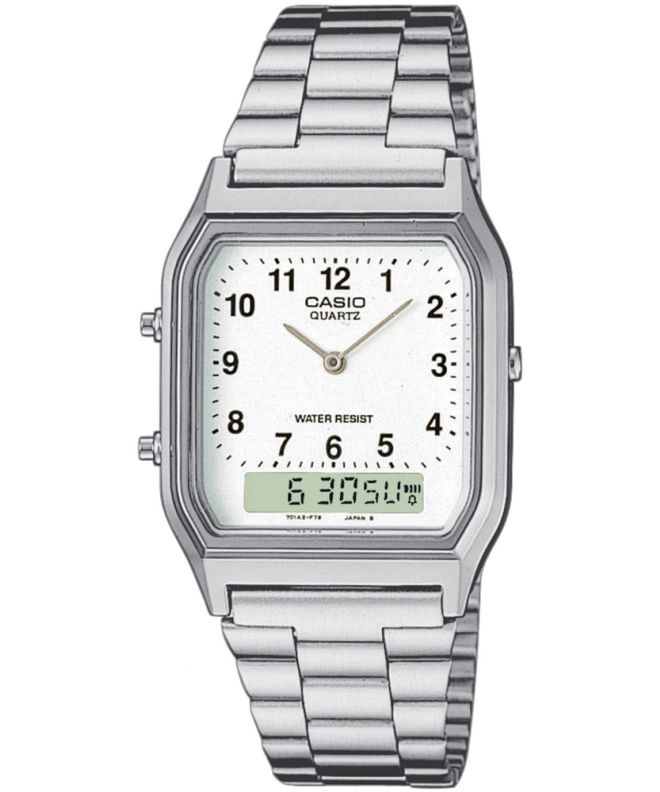 Casio Vintage Midi fehér férfi karóra AQ-230A-7BMQYES