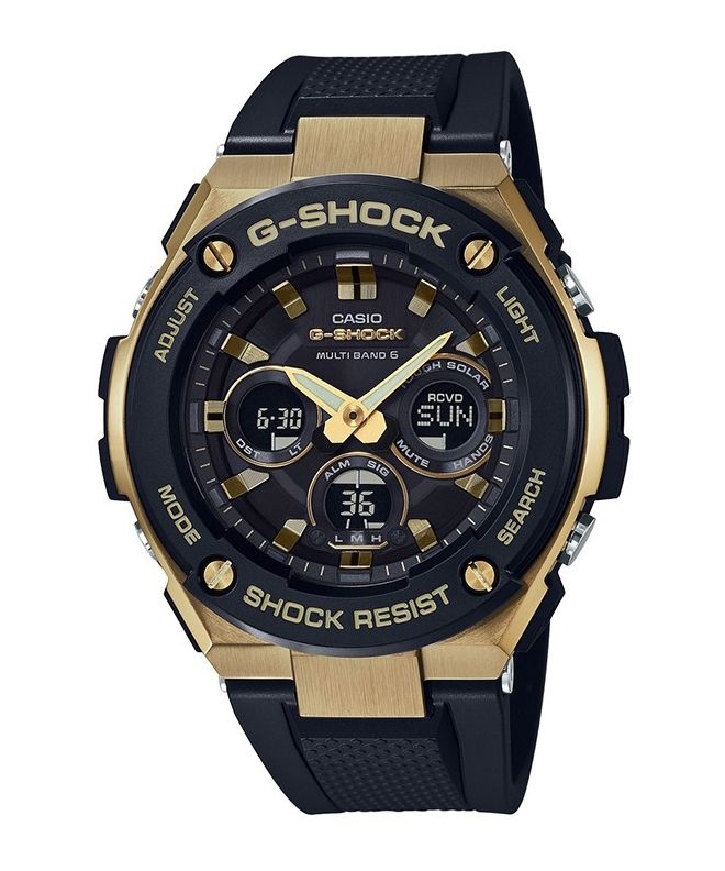 G-SHOCK Casio G-Steel Solar Waveceptor férfi karóra GST-W300G-1A9ER