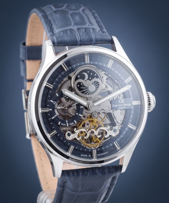 Carl von Zeyten Neustadt Skeleton Automatic férfi karóra CVZ0008BLS