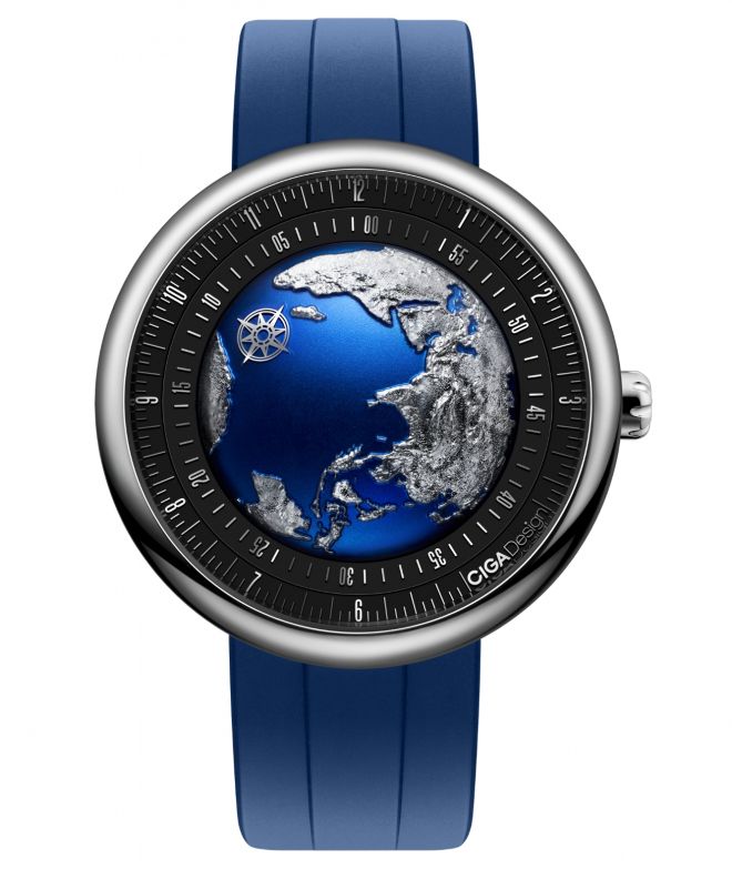 Ciga Design Blue Planet GPHG 2021 Titanium Férfi Karóra U033-TU02-W6U