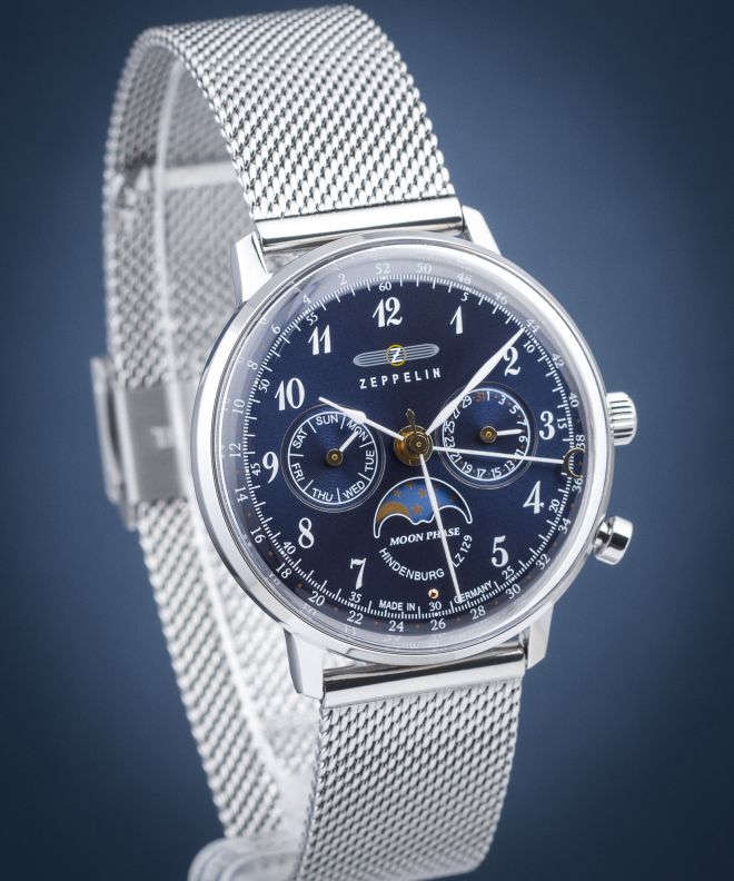 Zeppelin LZ129 Hindenburg Moonphase Női Karóra 7037M-3