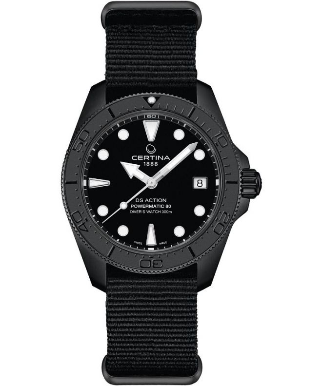Certina DS Action Diver 38 mm Powermatic 80 Automatic férfi karóra C048.807.38.051.00 (C0488073805100)