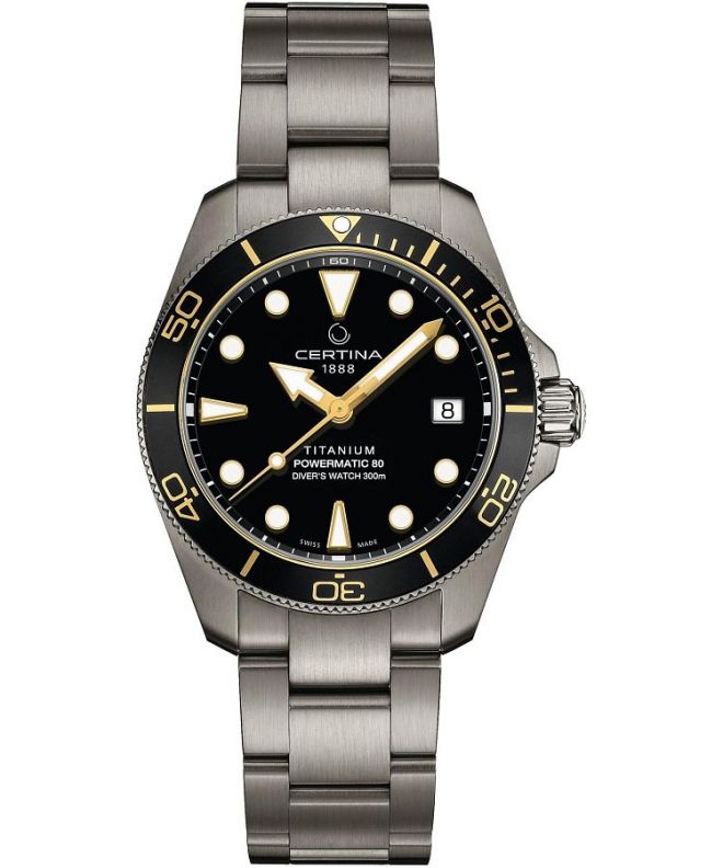Certina DS Action Diver 38 mm Powermatic 80 Automatic férfi karóra C048.807.44.051.00 (C0488074405100)
