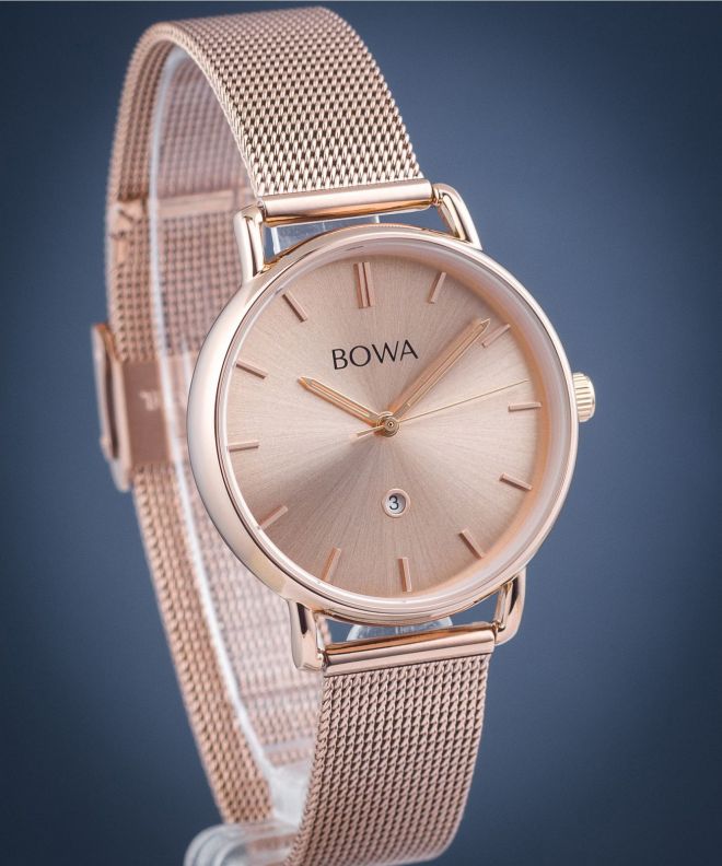 BOWA Milan Full Pink Gold Mesh 34 női karóra MI347-77-167M