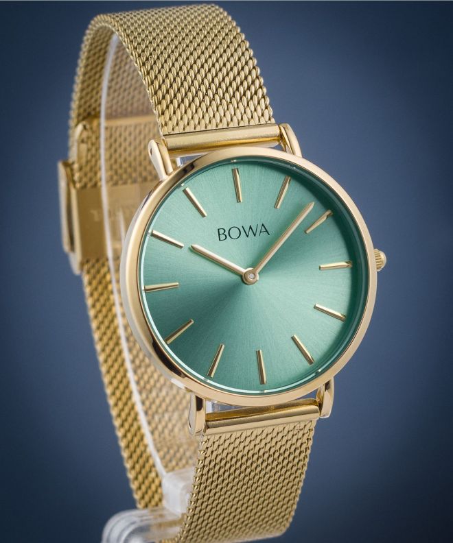 BOWA New York Petite Mint-Gold Mesh 34 női karóra NY344-114-184M