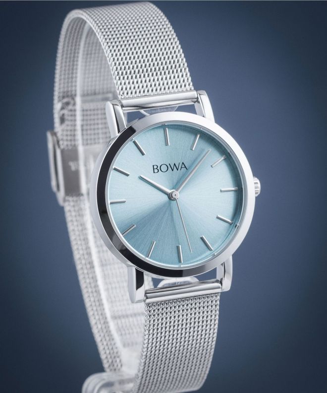 BOWA Tokyo Ice-Blue Silver Mesh 33 női karóra TO335-95-165M