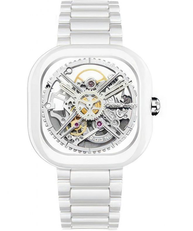 Ciga Design X Series Ceramic Skeleton női karóra C012-WG01-W7W (C012-WG01-7W)