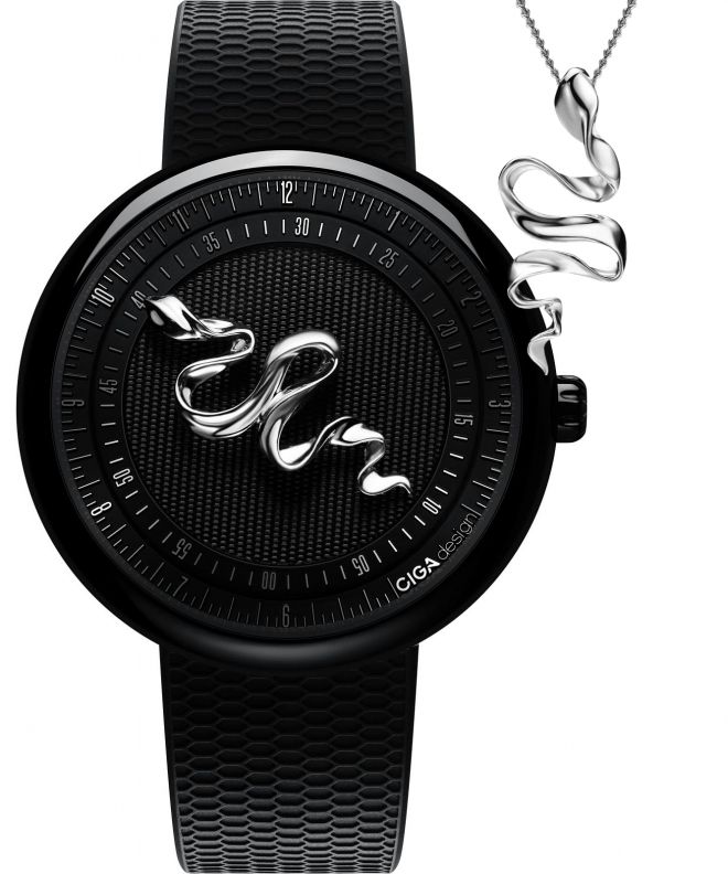 Ciga Design Legend of Serpent Automatic Silver 925 Edition GPHG 2021 SET férfi karóra U037-BB02-W6B