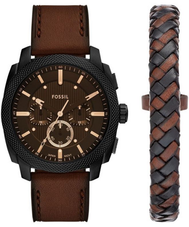 Fossil Machine Chronograph SET férfi karóra FS6102SET