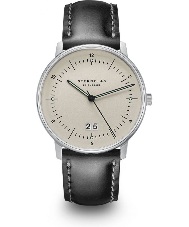 Sternglas Naos Big Date Alabaster férfi karóra S01-NAG26-BR02