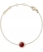 Daniel Wellington Audrey Red Agathe Gold karkötő