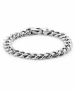 Daniel Wellington Ellipse Cuban Chain Silver karkötő