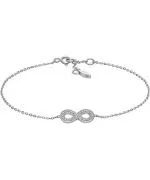 Fossil Infinity Sterling karkötő