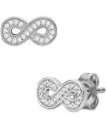 Fossil Infinity Sterling fülbevalók