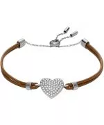 Fossil Sadie Glitz Heart karkötő