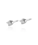 Bonore - Fehér Arany 585 - Gyémánt 0,08 ct fülbevalók
