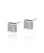 Bonore - Fehér Arany 585 - Gyémánt 0,15 ct fülbevalók
