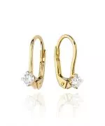 Bonore - Arany 585 - Gyémánt 0,08 ct fülbevalók