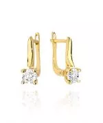 Bonore - Arany 585 - Gyémánt 0,08 ct fülbevalók