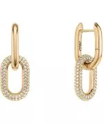 Daniel Wellington Crystal Link Gold fülbevalók