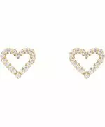 Daniel Wellington Mirelle Heart Gold fülbevalók