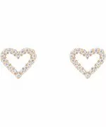 Daniel Wellington Mirelle Heart Rose Gold fülbevalók