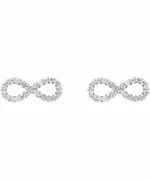 Daniel Wellington Mirelle Infinity Silver fülbevalók