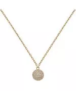 Daniel Wellington Pavé Crystal Pendant Gold nyaklánc