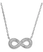 Fossil Infinity Sterling Pendant nyaklánc