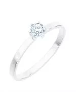 Bonore - Fehér Arany 585 - Gyémánt 0,4 ct gyűrű